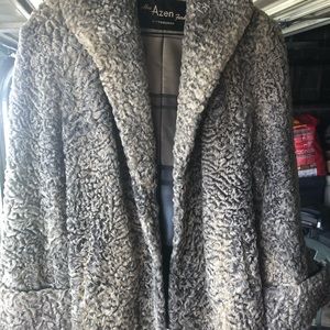 Vintage 1960s Max Azens FURS Chinchilla Jacket.